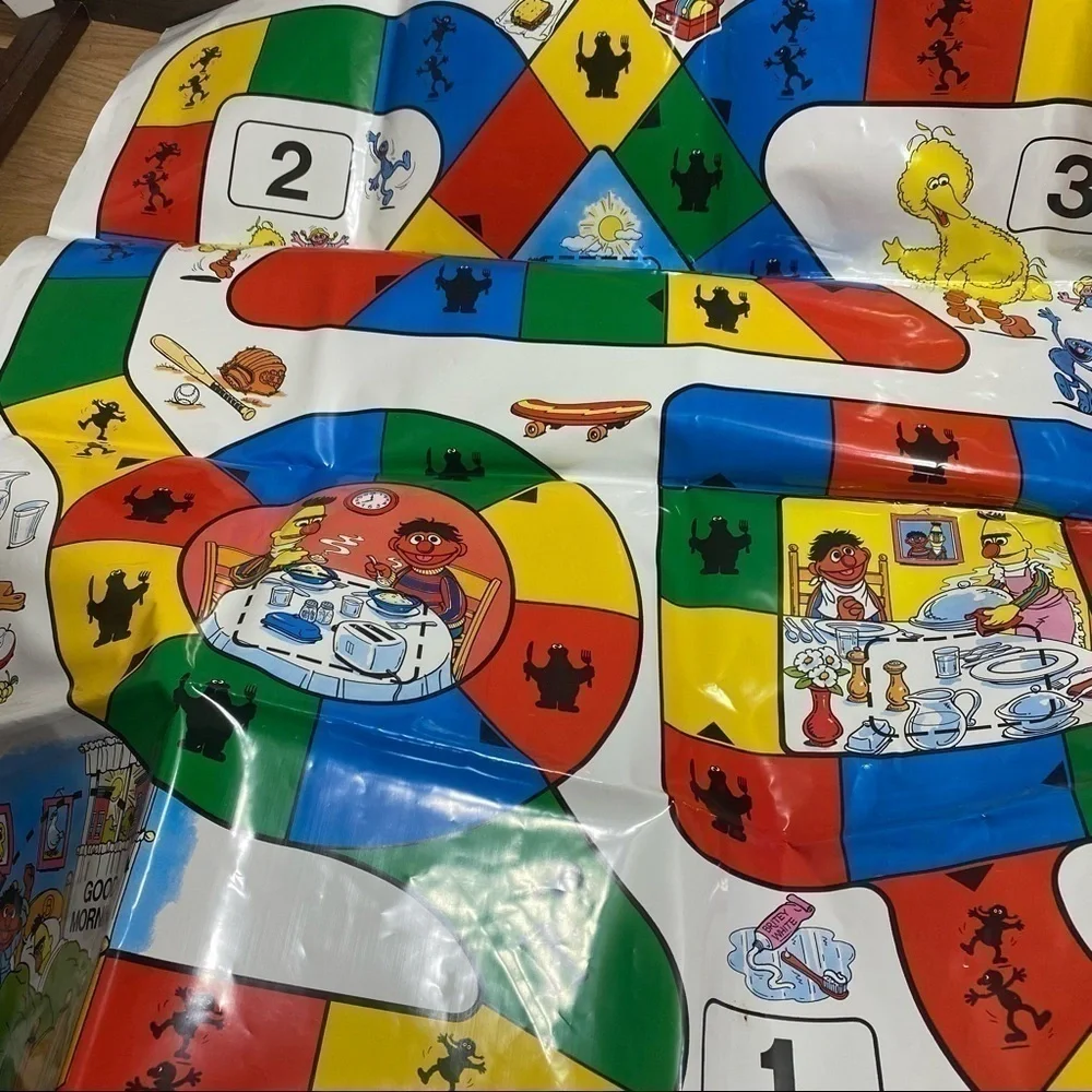 Sesame Street Games for Growing Floor Preschool Feeling Fit Ages 3 + Big Bird